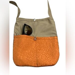 Handmade Crossbody Bag Repurposed Material NWT